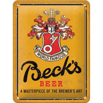 Becks Beer – A Masterpiece Of The Brewers Art – Fémtábla kép