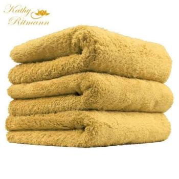 Beige frottír törölköző, 100x150cm, 520g (KR500100150beige) kép