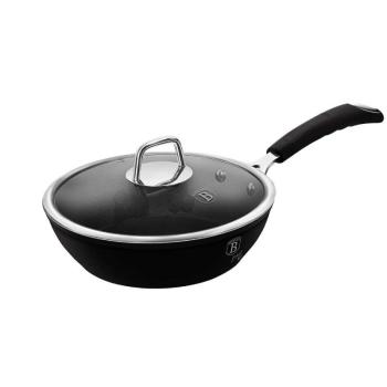 Berlinger Haus BH-6119 Mély serpenyő fedővel, 24 cm, Black Profes... kép