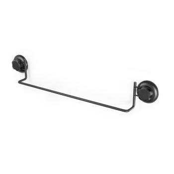 Bestlock Black Tube Holder For Towels fekete öntapadós fali törölközőtartó, 60,6 x 9 cm - Compactor kép