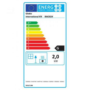 Bewello Elektromos beépíthető kandalló - hősugárzó + RGB LED - 91... kép