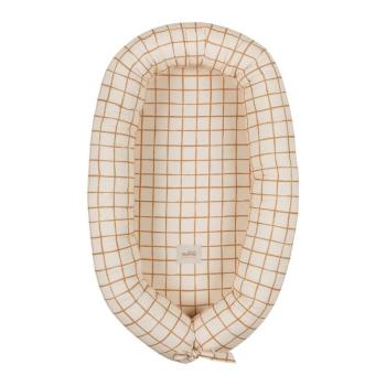 Bézs babafészek Camel Check – Malomi Kids kép