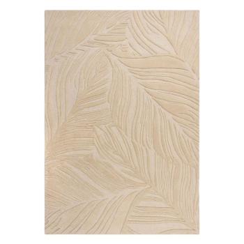 Bézs gyapjú szőnyeg 200x290 cm Lino Leaf – Flair Rugs kép