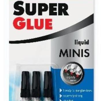 BISON SUPER GLUE MINIS 3 x 1 g kép