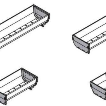 BL ZSI.030SI O-L Tál 88x264mm nemesa. kép