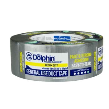 Blue Dolphin Duct Tape ragasztószalag szürke 48mm x 50m kép