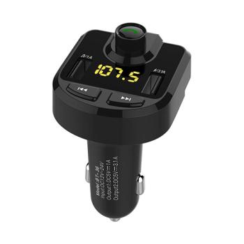 Bluetooth FM Transmitter, USB és MicroSD kártya foglalattal, kihangosító funkcióval kép