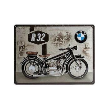 BMW dombornyomott fémplakát 30 x 40 cm &quot;Motorcycles R32&quot; kép