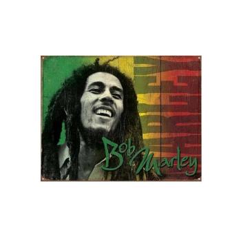 Bob Marley fémplakát 40,5 x 31,5 cm &quot;TACD2117&quot; kép