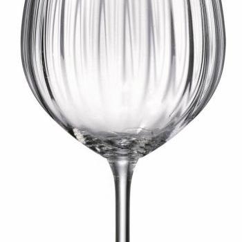 BOHEMIA ROYAL CRYSTAL Vörösboros pohár 6 db 690 ml Sarah optic kép