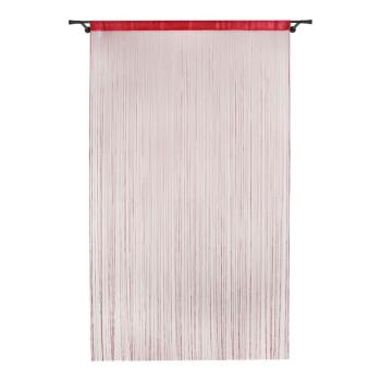 Borvörös átlátszó függöny 140x285 cm String – Mendola Fabrics kép