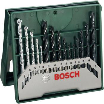 BOSCH 15 részes fúrószár készlet Mini-X-Line mix kép