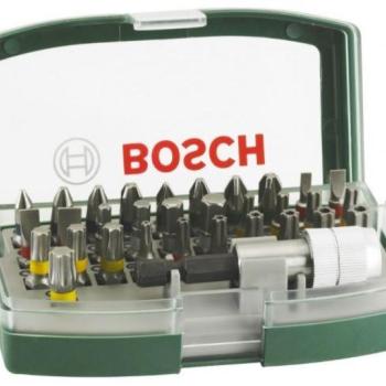 BOSCH 32 részes csavarbit készlet színkódolással kép