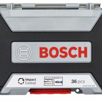 Bosch 36 darabos Pick and Click Impact Control dugókulcs és csavarbitkészlet kép