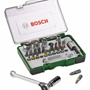 Bosch Extra Hard Mini csavarbitkészlet racsnival hobbi használatra, 27 db kép