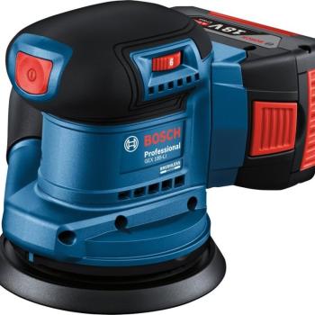 Bosch GEX 185-Li 18V 1x4Ah + porzsák, tokkal kép