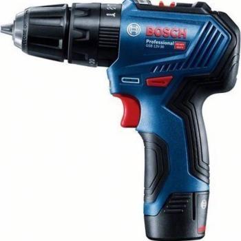 Bosch GSB 12V-30 2x2Ah + 14 db fúrószár + 25 db bit - táskában kép