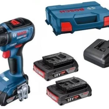 BOSCH GSB 18V-50 2x5,0 Ah + L-BOXX kép