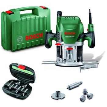 BOSCH POF 1400 ACE + 6 részes marószerszám készlet kép