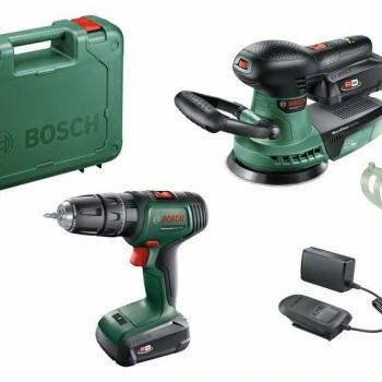 Bosch UniversalImpact 18V + AdvancedOrbit 18, 2x 1,5 Ah, töltő, koffer kép