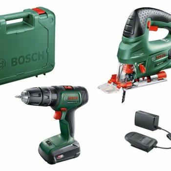 Bosch UniversalImpact 18V + PST 18 LI, 2x 1,5 Ah, töltő, koffer kép