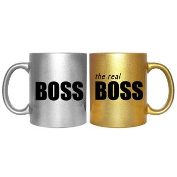 Boss-Real Boss Páros Bögre (2 db), változtatható felirattal, exkl... kép