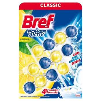 Bref Power Aktiv WC frissítő Lemon (3x50g) kép