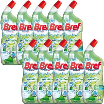 Bref ProNature Mint&amp;Eucalyptus WC frissítő gél 10x700ml kép