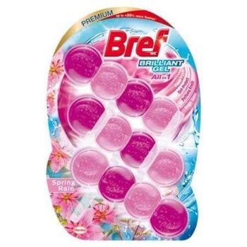 BREF &quot;Brilliant gél&quot; Spring Rain 3x42 g WC-tisztítógél kép