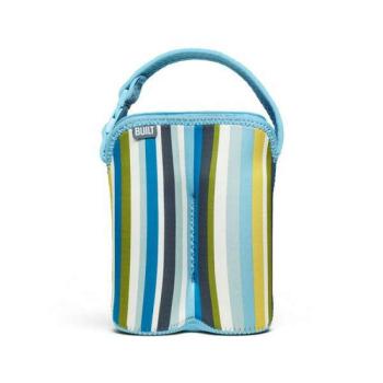 BUILT Bottle Buddy két palack táska tartóval (Baby Blue Stripe) kép