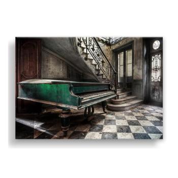 Canvas Silver Uno Piano kép, 85 x 113 cm - Styler kép