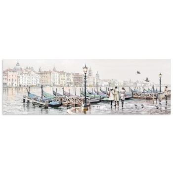 Canvas Watercolor 45x140 ST403 Venezia Gondole kép