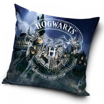 CARBOTEX Párnahuzat Harry Potter Roxfort Boszorkány- és Varázslóképző Szakiskola 40×40 cm kép