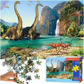 CASTORLAND Puzzle a dinoszauruszok világában - 60 kép