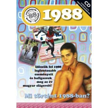 CD-s évszámos üdvözlőlap, képeslap 1988 kép