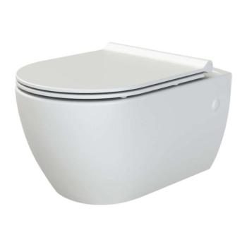 CeraStyle CITY SLIM WC ülőke - MATT FEHÉR - duroplast - lecsapódá... kép