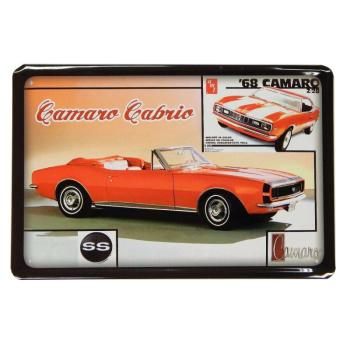 Chevrolet Camaro Cabrio Z/28 dombornyomott fémplakát 30 x 20 cm &quot;... kép