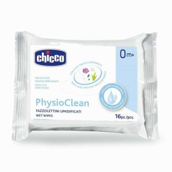 Chicco PhysioClean orrtörlő kendők 16 db orrtisztító kép