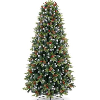 Christmas Dream műfenyő 3D -s levelekkel, tobozzal dúsítva 220 cm kép