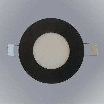 CIRCLE LED panel 12W 4200K kerek fekete kép