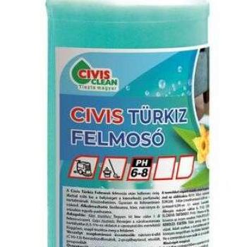 Civis Türkiz felmosó 1L kék virág kép