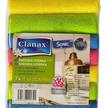 CLANAX Sonic Svéd törlőkendő 30 × 30, 8 db kép