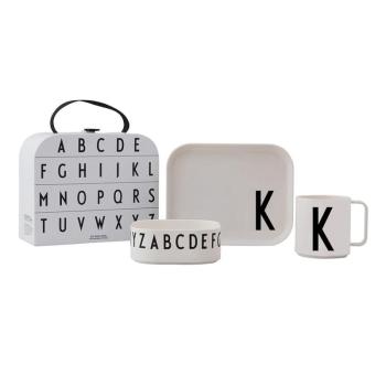 Classics K 3 db-os gyerek étkezőkészlet aktatáskával - Design Letters kép