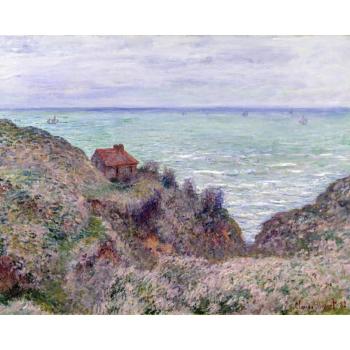 Claude Monet - Cabin of the Customs Watch kép másolat, 50 x 40 cm kép