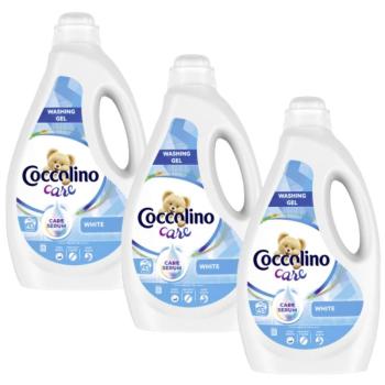 Coccolino Care White folyékony Mosógél 3x2,4L - 180 mosás kép