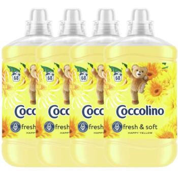 Coccolino Happy Yellow Öblítő koncentrátum 272 mosás 4x1700ml kép