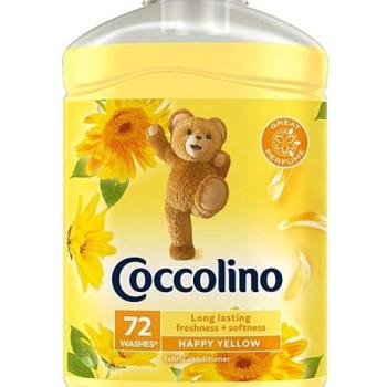 Coccolino Happy Yellow öblítőkoncentrátum 1800ml/72 mosás kép