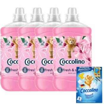 Coccolino Silk Lily Öblítő koncentrátum 272 mosás 4x1700ml + Aján... kép