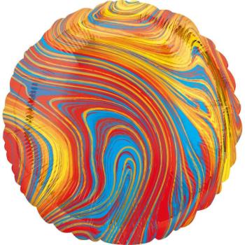 Colorful Circle, Színes Fólia lufi 43 cm kép