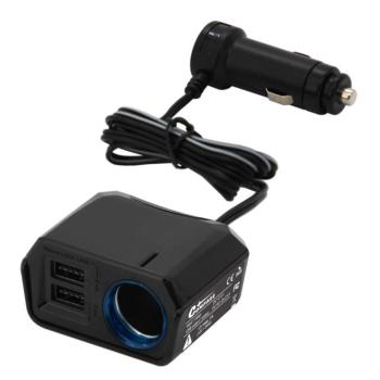 COMPASS Adapter kábellel 12V + 2x USB 2400m A SELECT kép